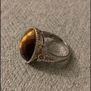 Sterling Silver Tiger Eye Ring